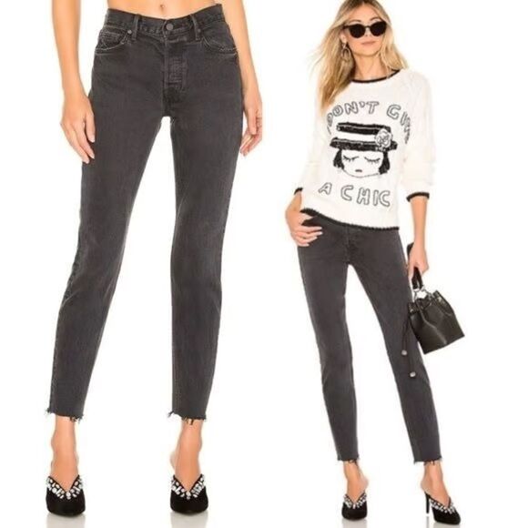 GRLFRND Yasmin mid-rise skinny jean in Lust for Life - size 25 - Picture 3 of 14